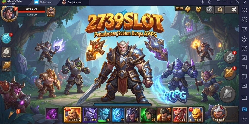 Tampilan mendebarkan dari gameplay ARPG di 2739SLOT.