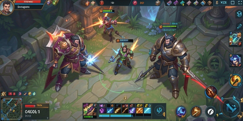Tampilan gameplay INTERWIN yang menarik dan penuh aksi.