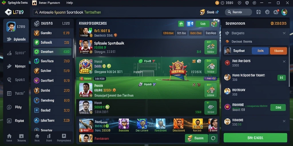 Tampilan screenshot utama LI789 dengan antarmuka sportsbook yang menarik.