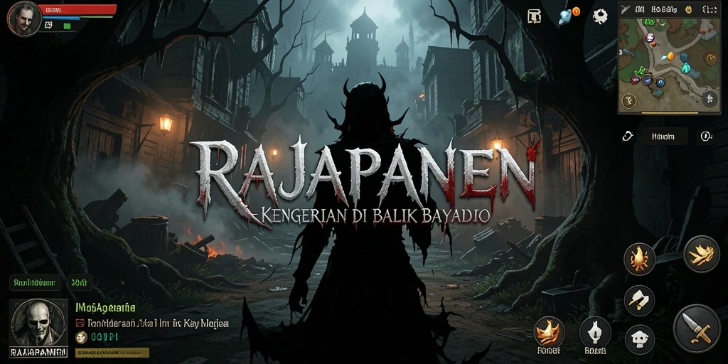 Screenshot RAJAPANEN menampilkan suasana kelam dan gameplay Horror yang mendebarkan.
